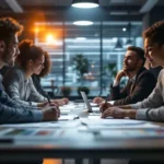 Primeira liderança da empresa trocando experiências sobre suas dificuldades, acertos e desafios.